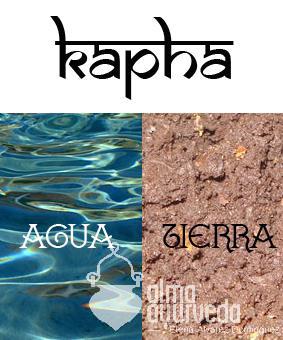 Dosha kapha elementos agua y tierra.