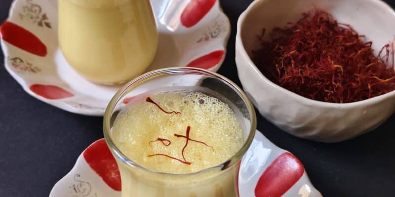 receta ayurveda para levantar el ánimo con azafrán