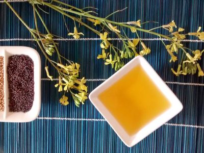Aceite de mostaza, Ayurveda