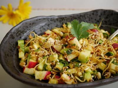 ensalada de brotes ayurveda
